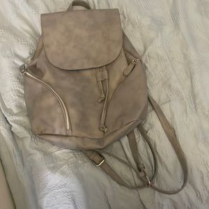 grey backpack